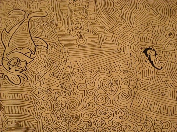 The World’s Largest Hand-Drawn Maze…Almost