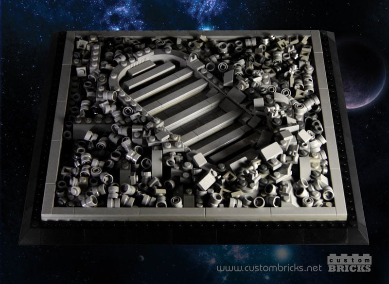 Moon Footprint LEGO Build Honors Neil Armstrong