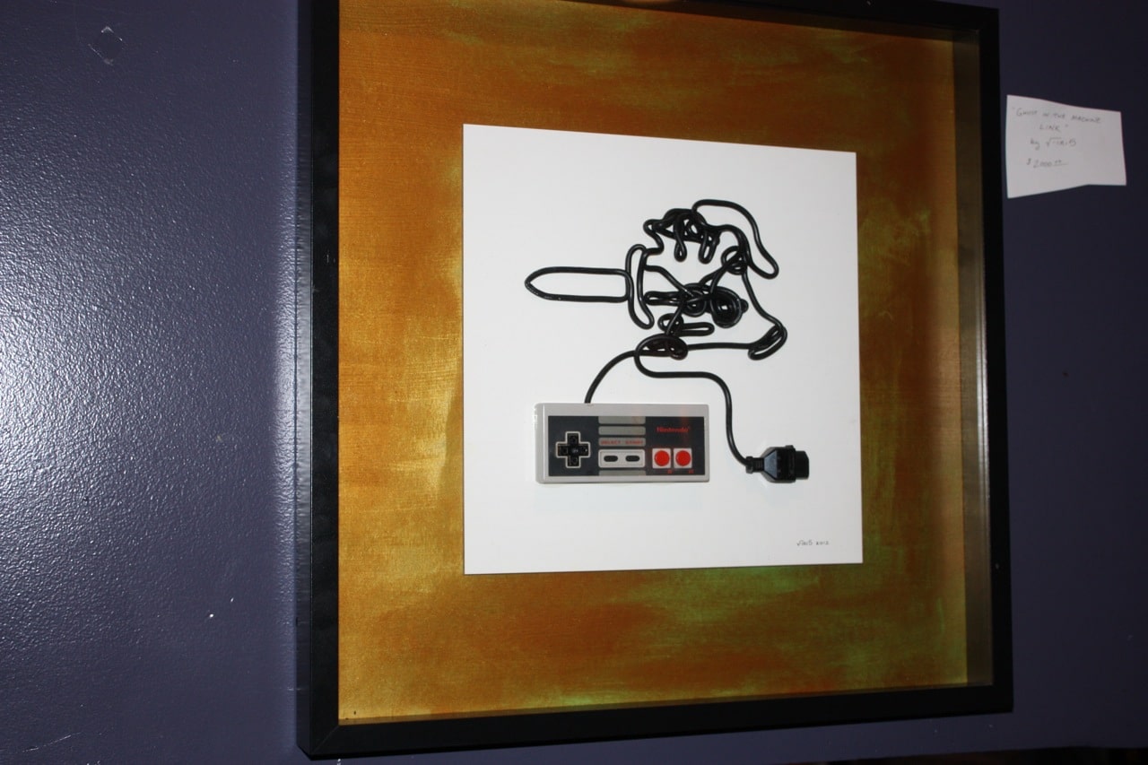 Nintendo Art Created Out Of Controller Cords