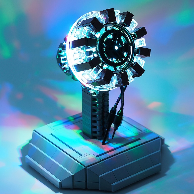 Arc Reactor LEGO Build Realizes Movie Magic