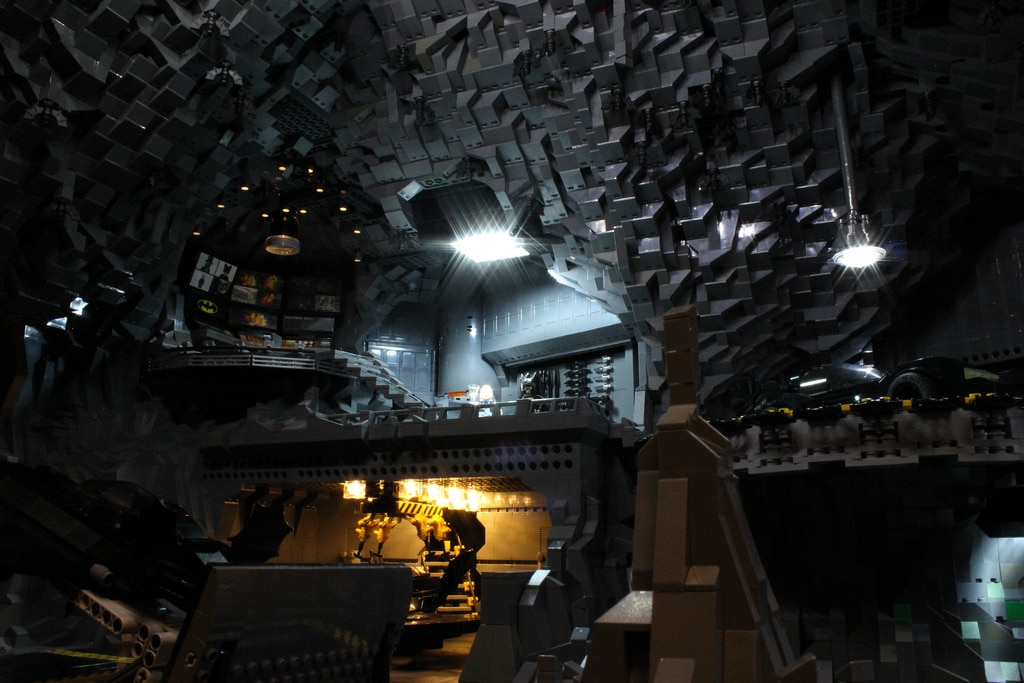 Epic LEGO Batcave Created Out Of 20,000 LEGO Pieces