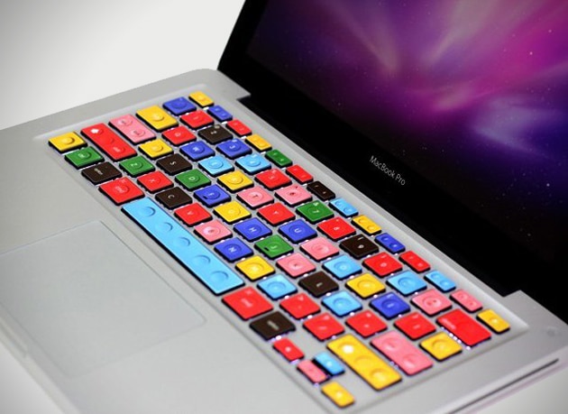LEGO Decals Turn Your MacBook Keyboard Into Awesomeness