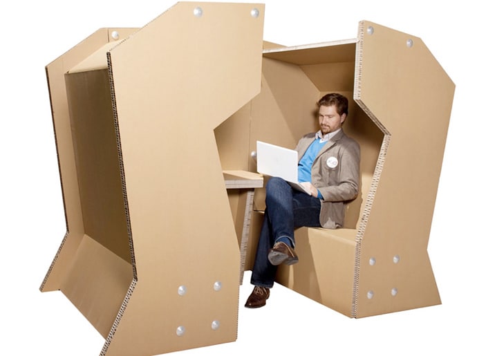 Cardboard Office Desk Design & Other Creative Cardboard Furniture