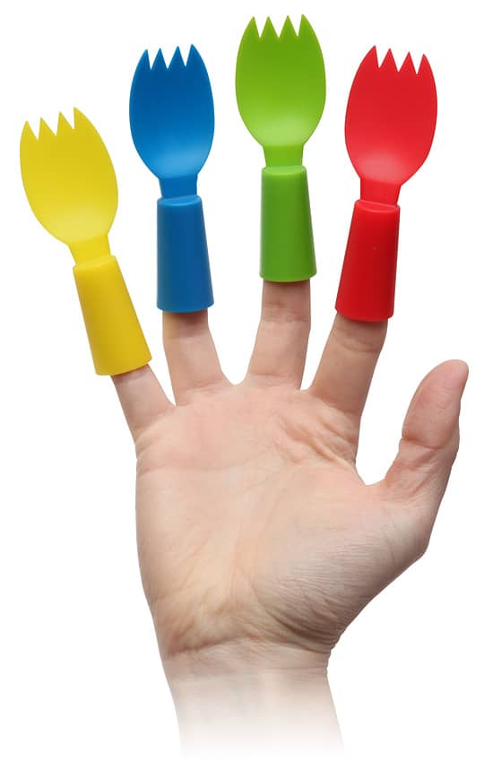 Spork Finger Utensils Will Have You Eating With Your Fingers