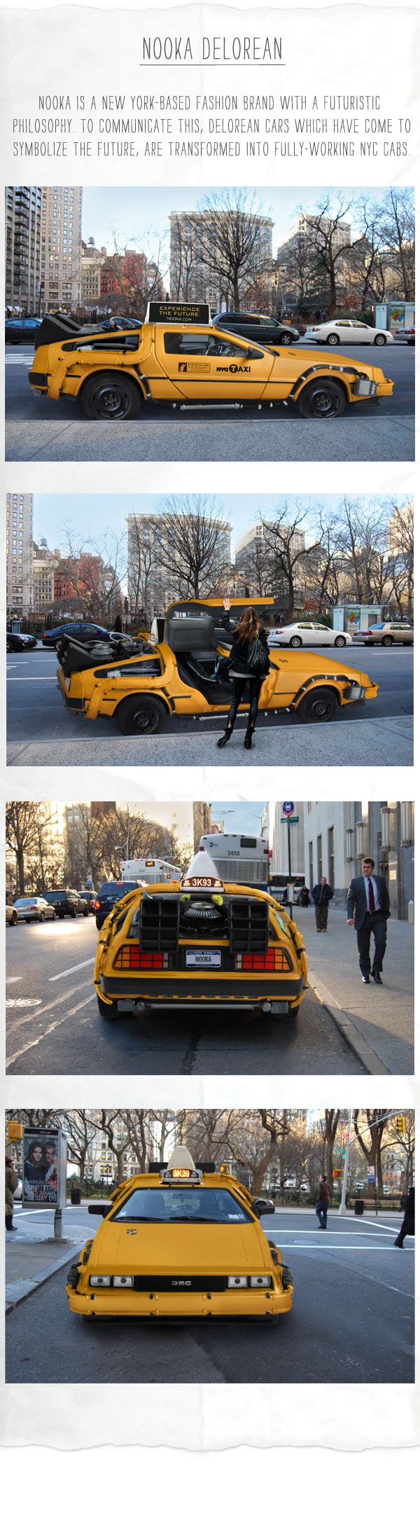 DeLorean Car Becomes The Taxi Of The Future