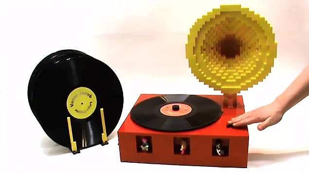 Working LEGO LP Player Is Not Your Usual Record Player