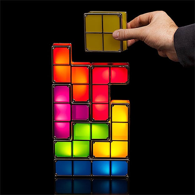 Light Up ’80s Style: The Stackable Tetris LED Desk Lamp