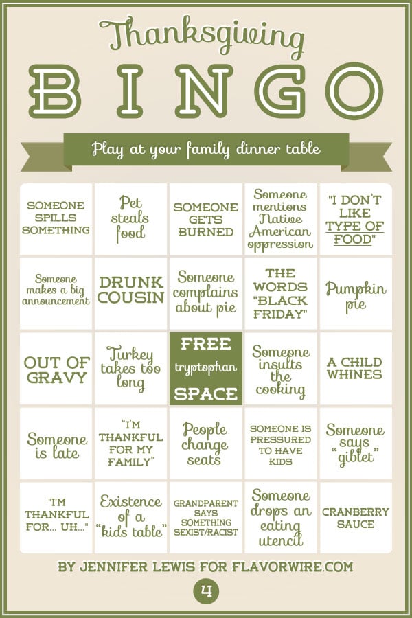 Turkey Bingo: A Fun Thanksgiving Game To Print & Play Today