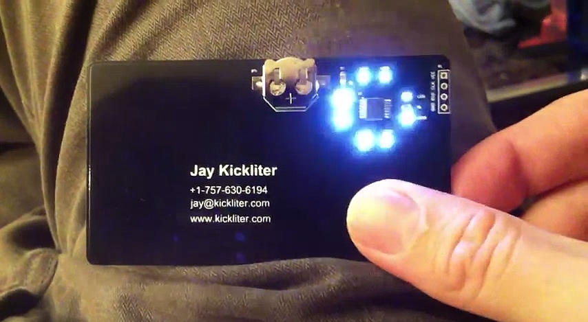 Touch-Interactive Business Card Puts You In The Spotlight