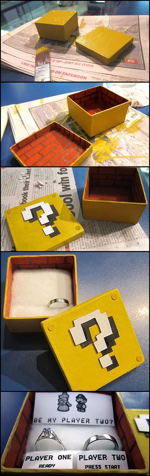 Be My Player Two: The Geeky Super Mario Marriage Proposal