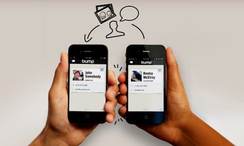 Bump: Instantly Exchange Virtual Business Cards With A Fist Bump