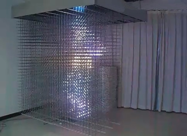 LED Curtain Displays Incredible 3D Light Shows