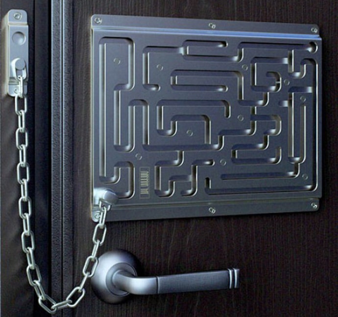 Labyrinth Security Lock Makes Less Sense But Is A Whole Lot More Fun