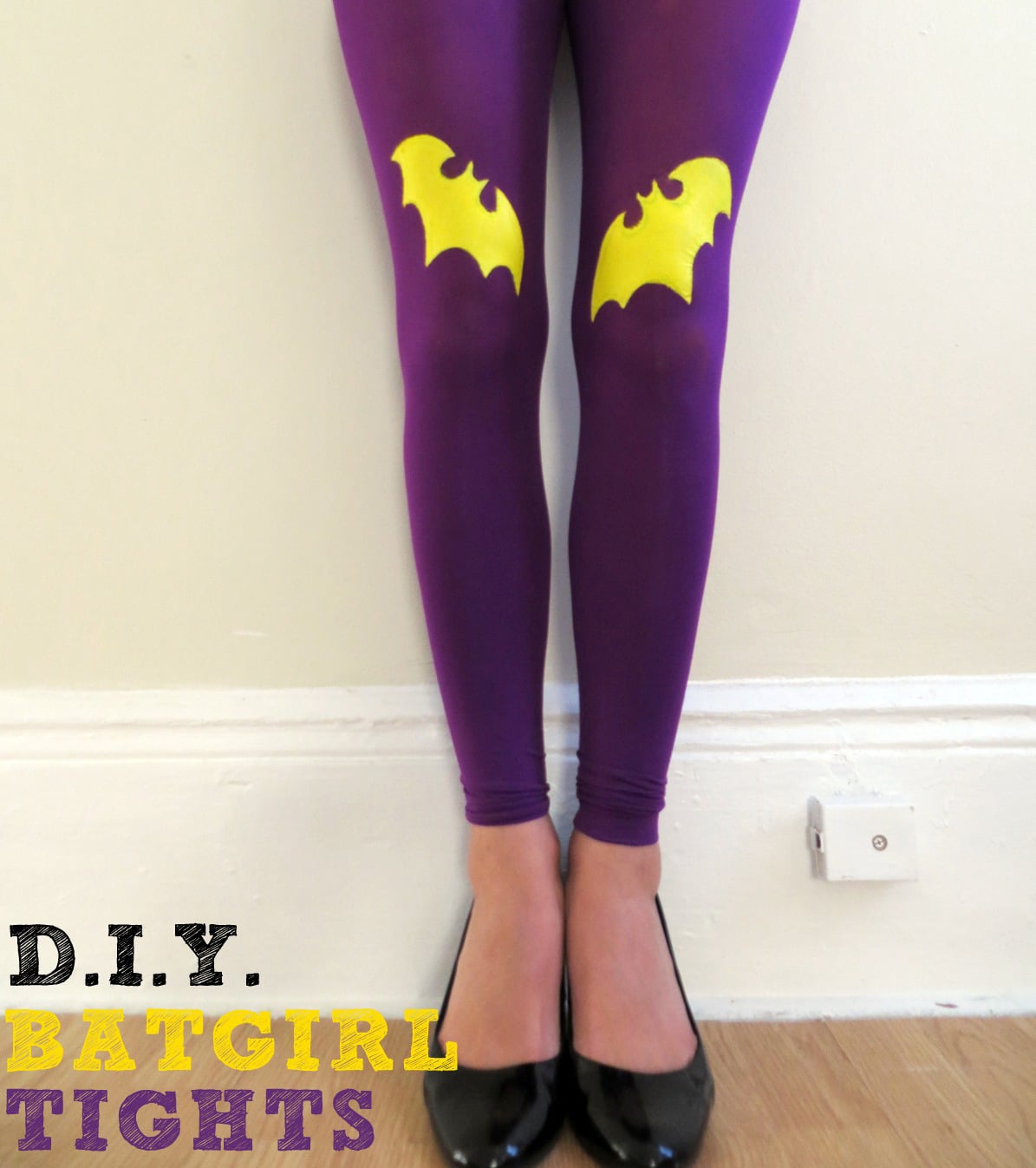 DIY Batgirl Tights: Show The World Your Superhero Style