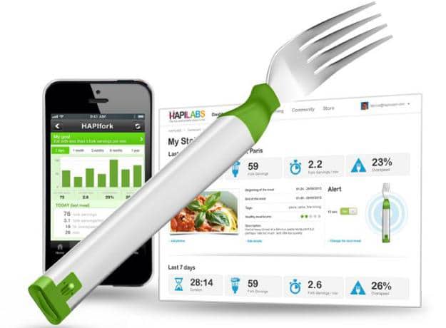 Electronic Fork Design Blasts You With Lights If You Eat Too Much