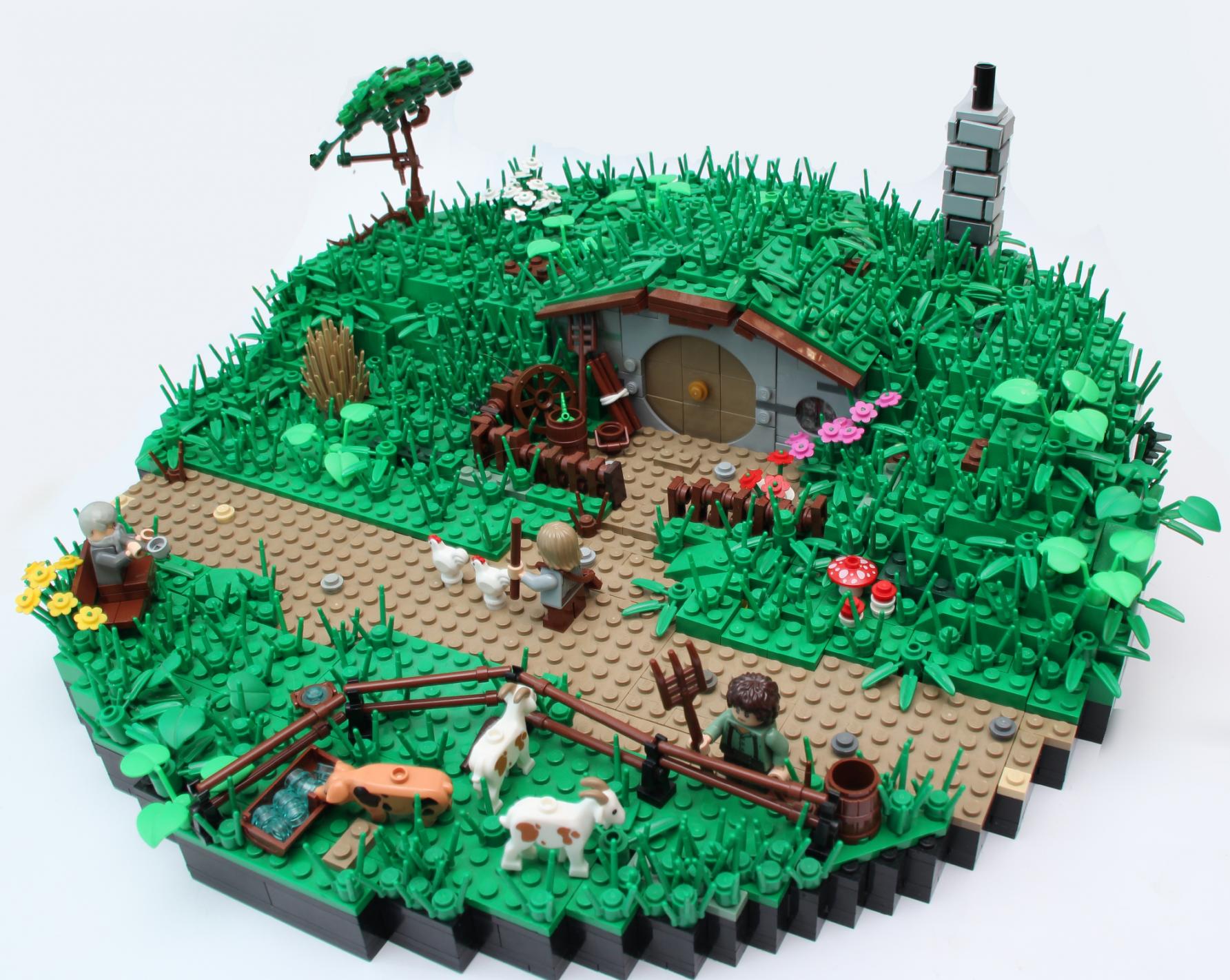 Hobbit Hole LEGO Build Goes Far Beyond The Realm Of The Block