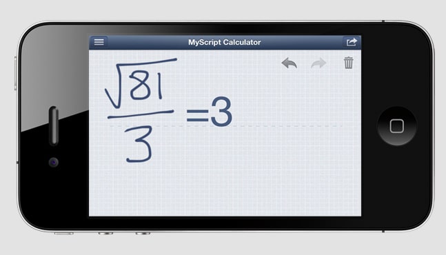 Calculator iPhone App Lets You Use Your Handwriting Instead Of Typing