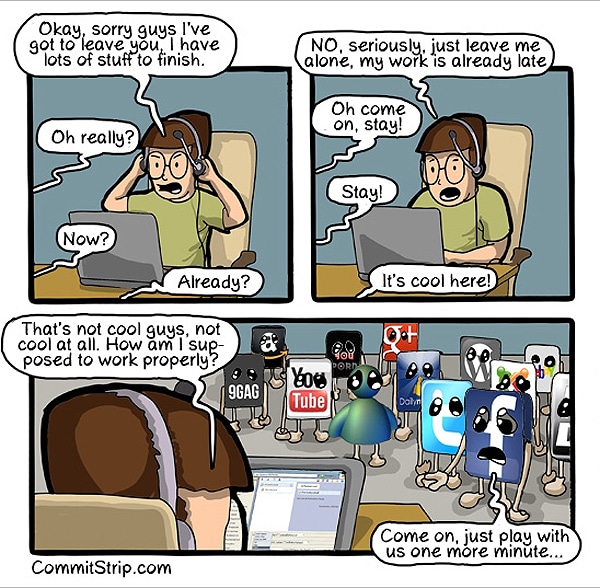 The Enticing & Alluring Effects Of Social Media [Comic]