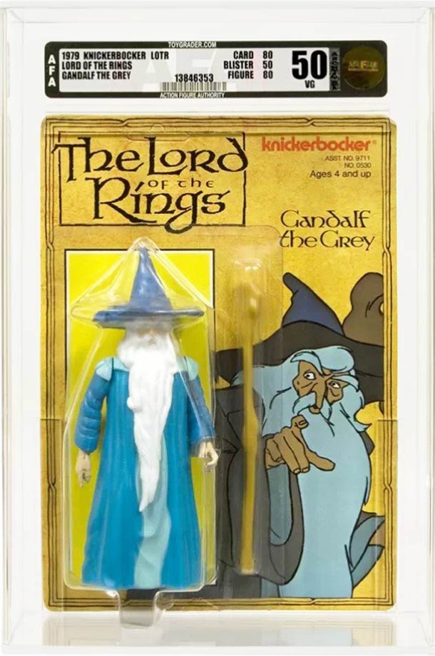 Vintage Action Figures From The 1978 The Lord Of The Rings Movie