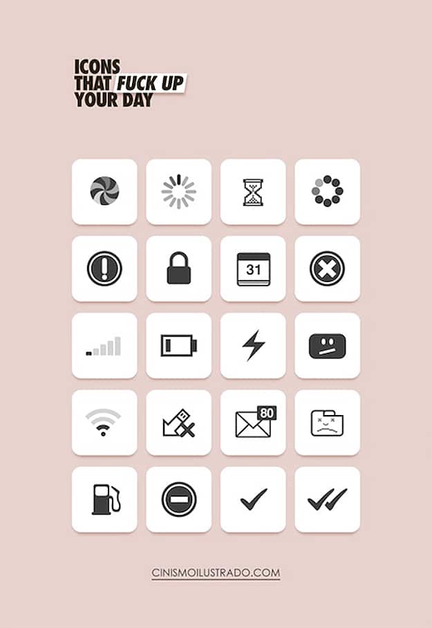 Common Icons That Always F-ck Up Your Day