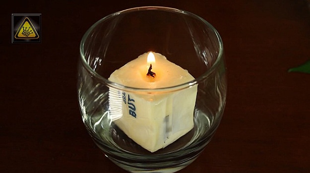 Lifehack: How To Make An Emergency Candle From Butter & Toilet Paper