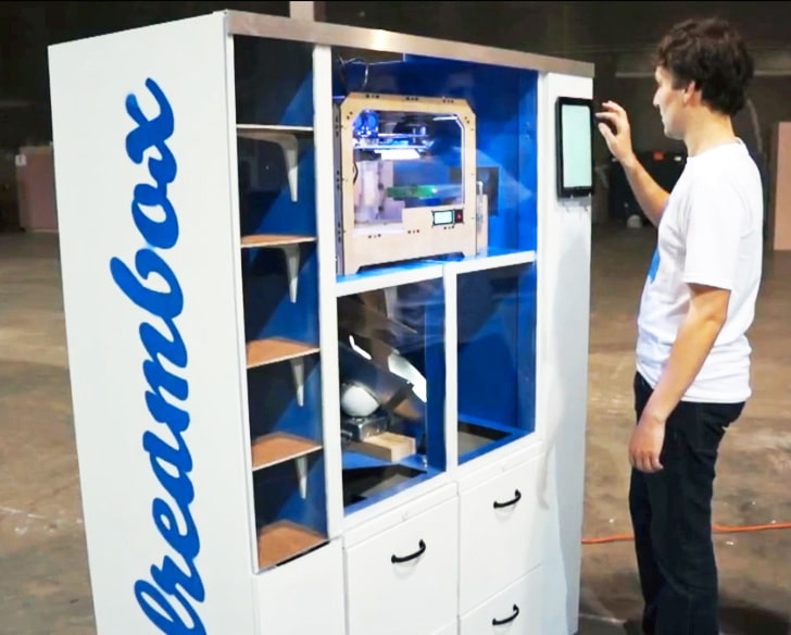 3D Printing Vending Machine Creates 3D Printed Designs Fast & Easy