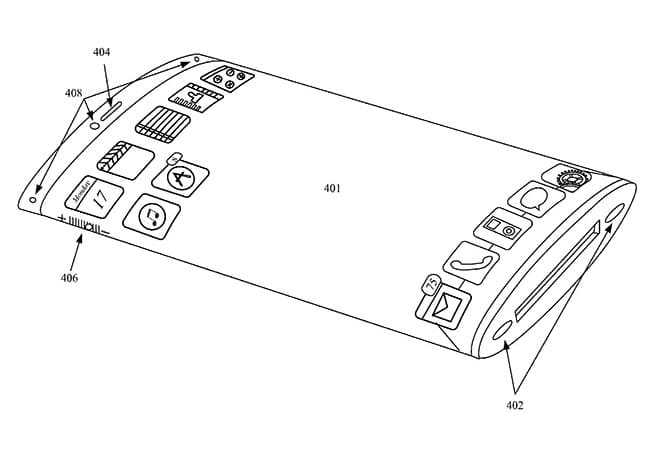Apple Patents Flexible Wraparound Display Smartphone