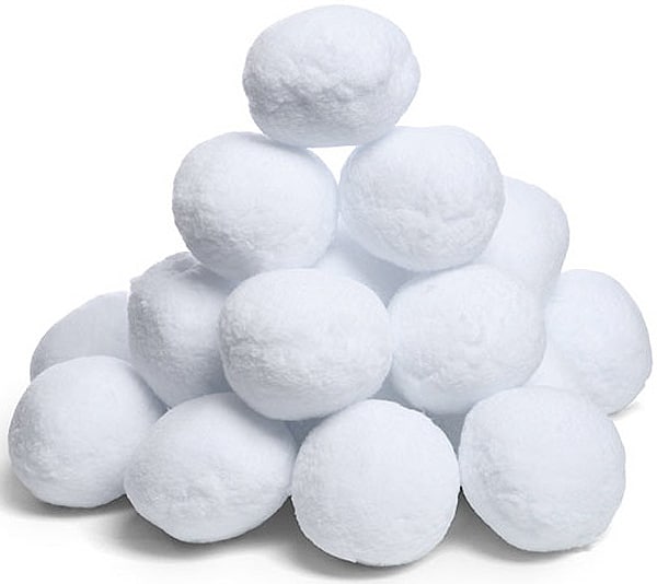 The Big Bag Of Snowballs: Perfect For An Indoor Snowball Fight