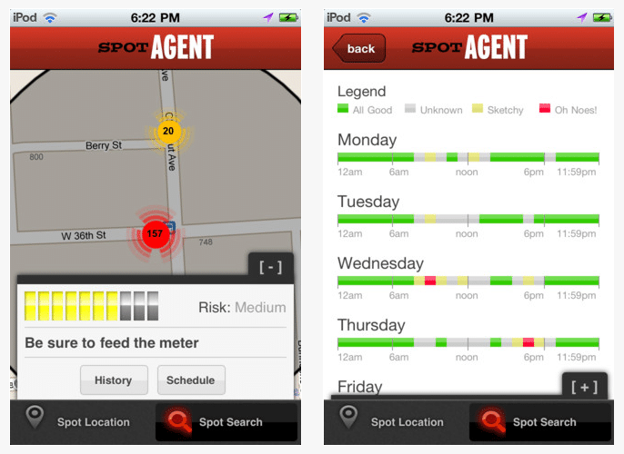 SpotAgent: Alerts Drivers Of Probability Of Getting A Parking Ticket