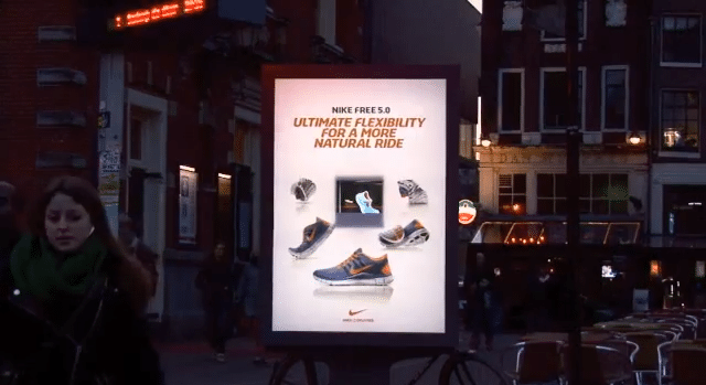 Nike Uses Public Holographic Displays To Market New Running Shoes