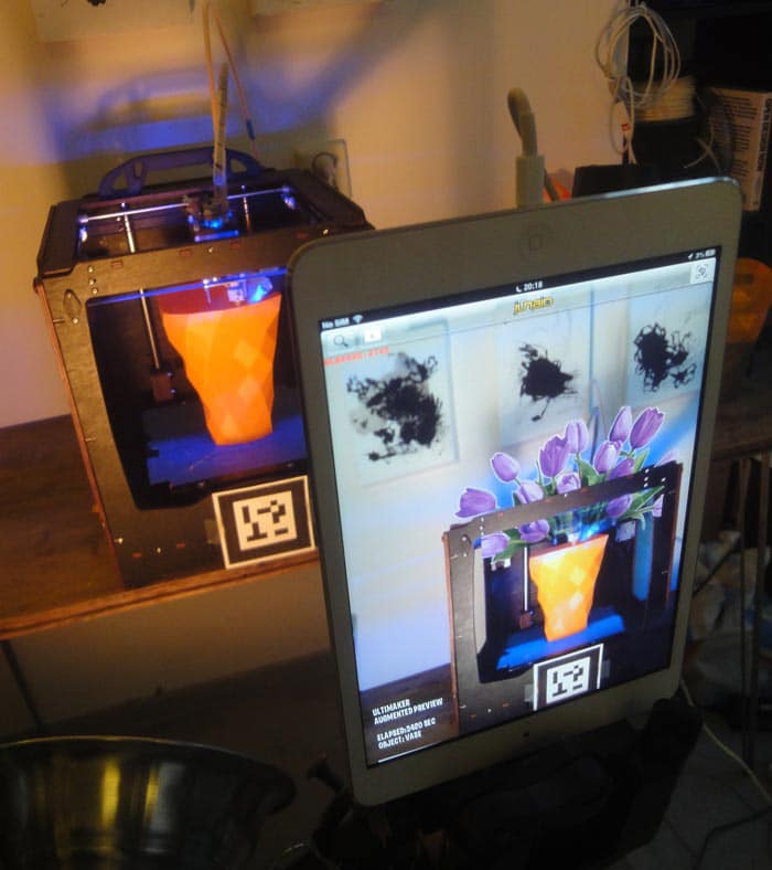 View 3D Designs As They Print In Real Time With Augmented Reality