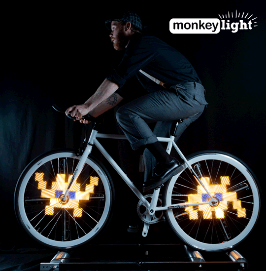 Bike Wheel Light System Lets You Design Your Own Wheel Graphics