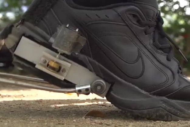 Innovative Shoe Attachment Generates Electricity When Walking