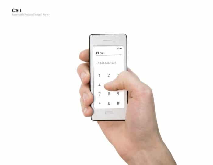 Environmentally Friendly Basic Phone Introduces Smart E-Ink Features