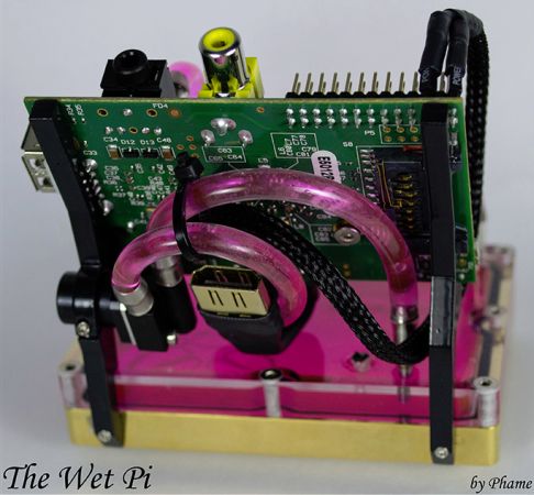 Watercooled Raspberry Pi Computer Flirts With Aesthetics