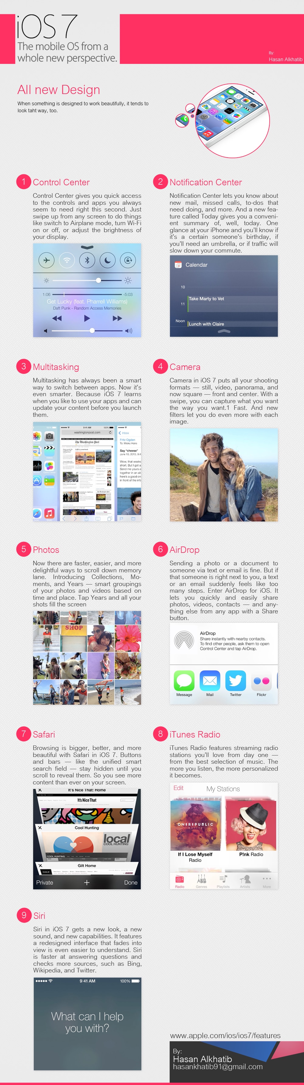 Complete iOS 7 Feature Overview [Infographic]