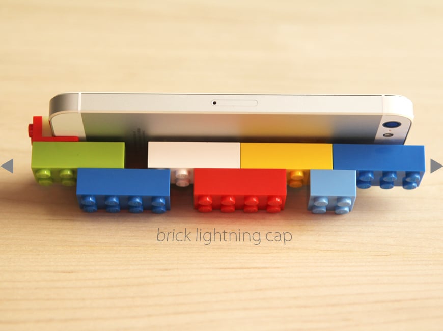 Get Creative With The iPhone 5 LEGO Brick Lightning Cap