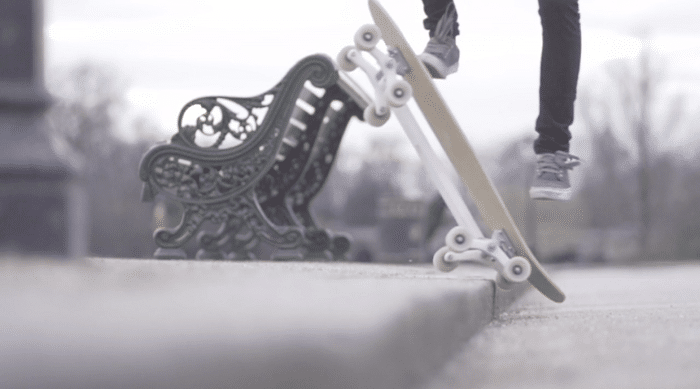New Skateboard Concept Uses 8 Wheels To Take On Stairs