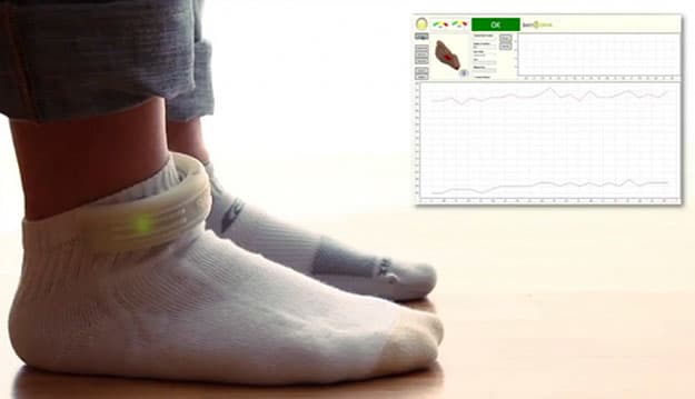 Wearable Computer Socks For Fitness Techies Who Want Cozy Feet