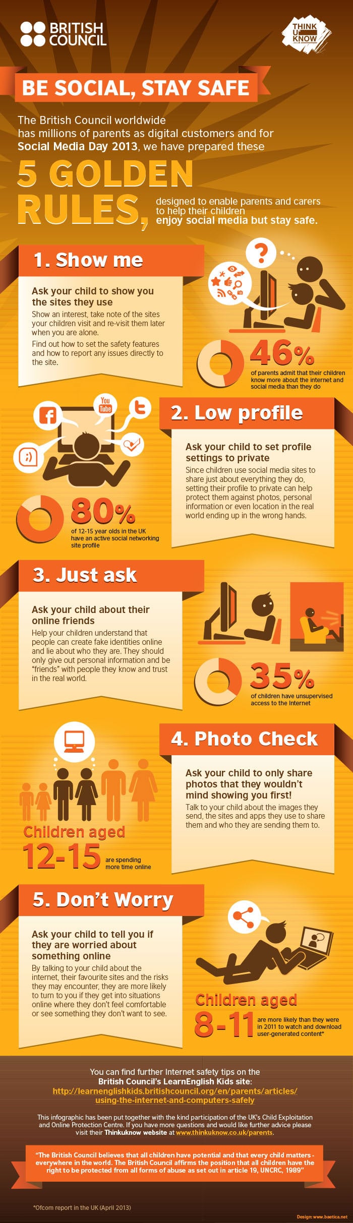5 Ways To Help Keep Children Safe In Social Media [Infographic]