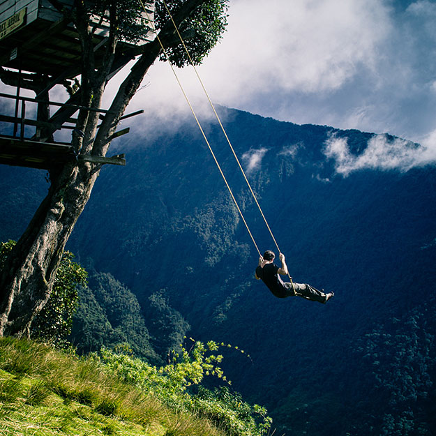 Riding A Swing Over A Cliff In Ecuador Is Bucket List Worthy [10 Pics]