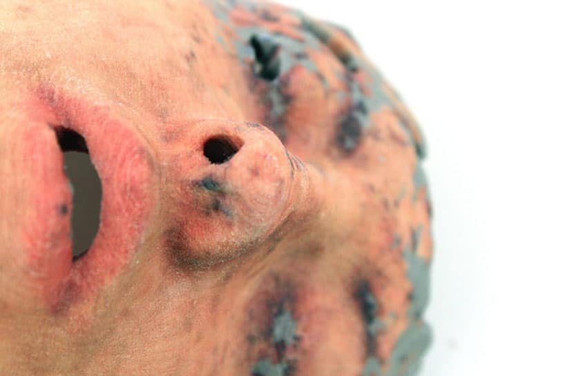 Artist Creates Freaky Facial 3D Printed Sculptures That Impress
