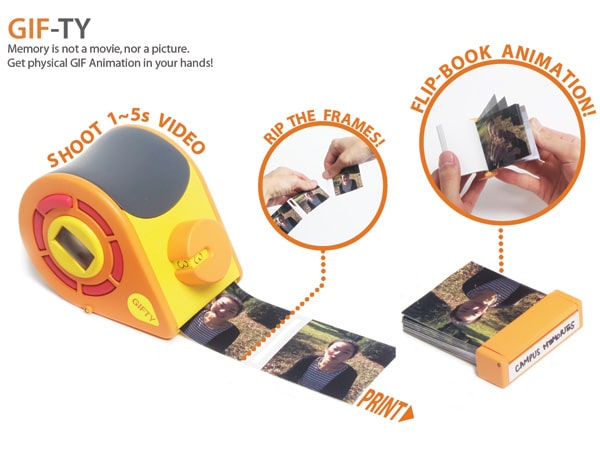 Gifty: The Automatic Flip Book Camera For Lasting Moments