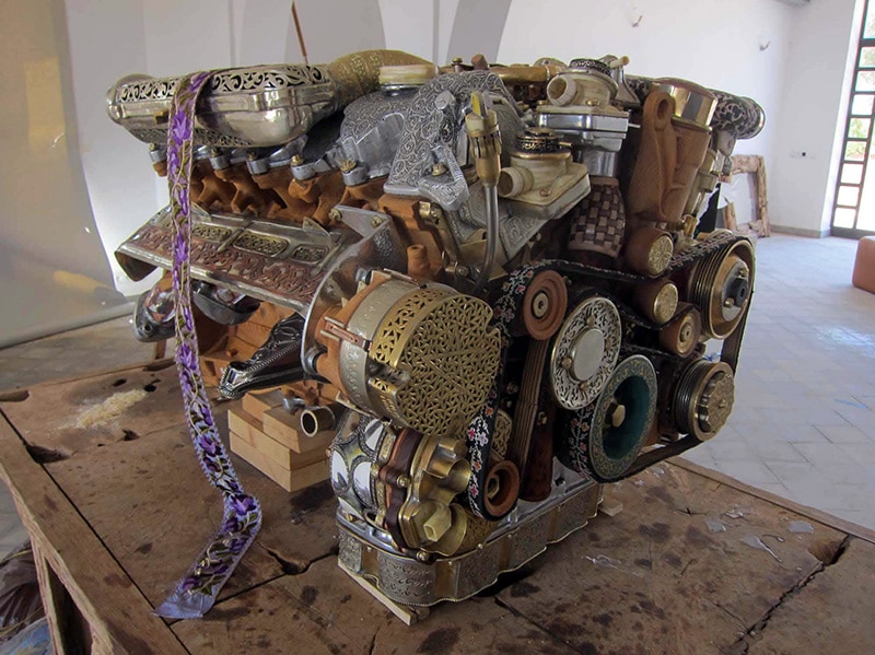 The Mercedes Engine That Was Completely Rebuilt From Odd Materials