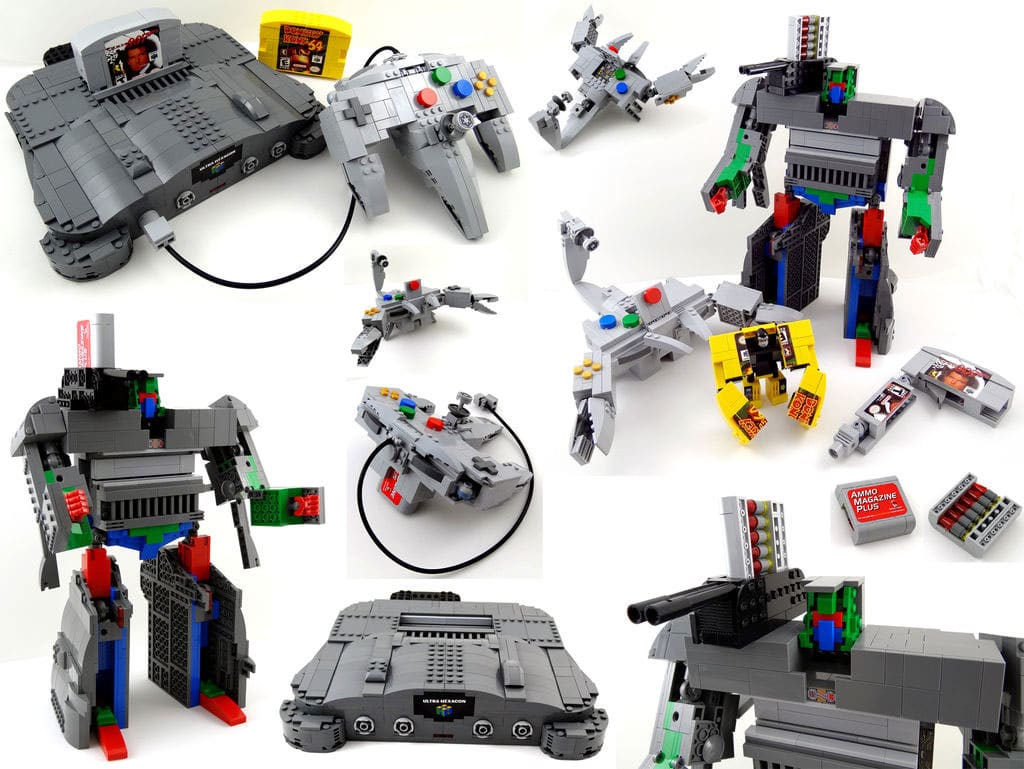 Transforming LEGO Nintendo 64 & Controller Is A Retro Geek’s Dream