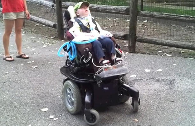 Dad Hacks Power Wheelchair So His Little Boy Can See The World