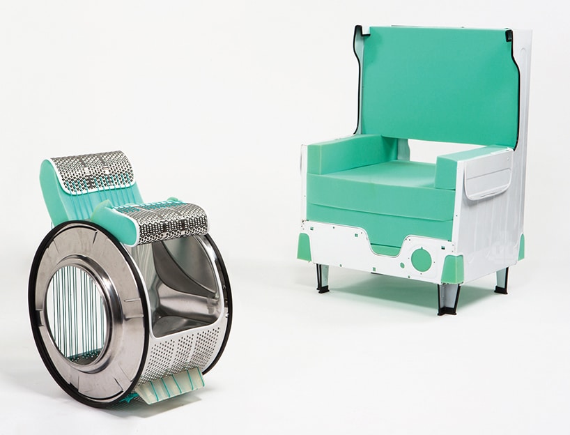 You Can Transform Old Washing Machine Into Futuristic Looking Chair