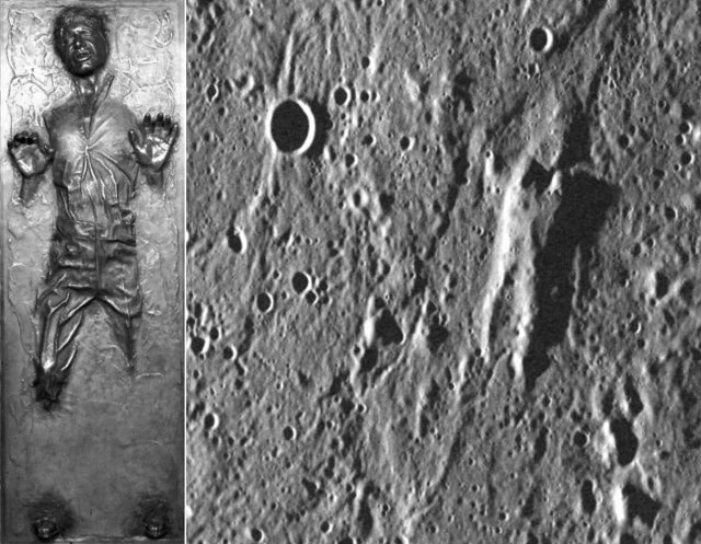 Han Solo In Carbonite Was Found On Planet Mercury (Not Surprising)