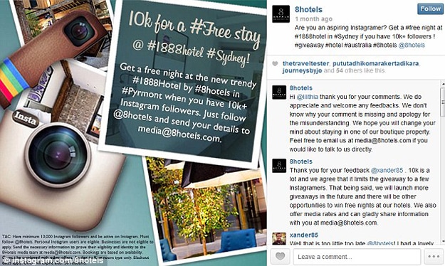 Instagram Hotel: Stay For Free If You Have Enough Instagram Followers