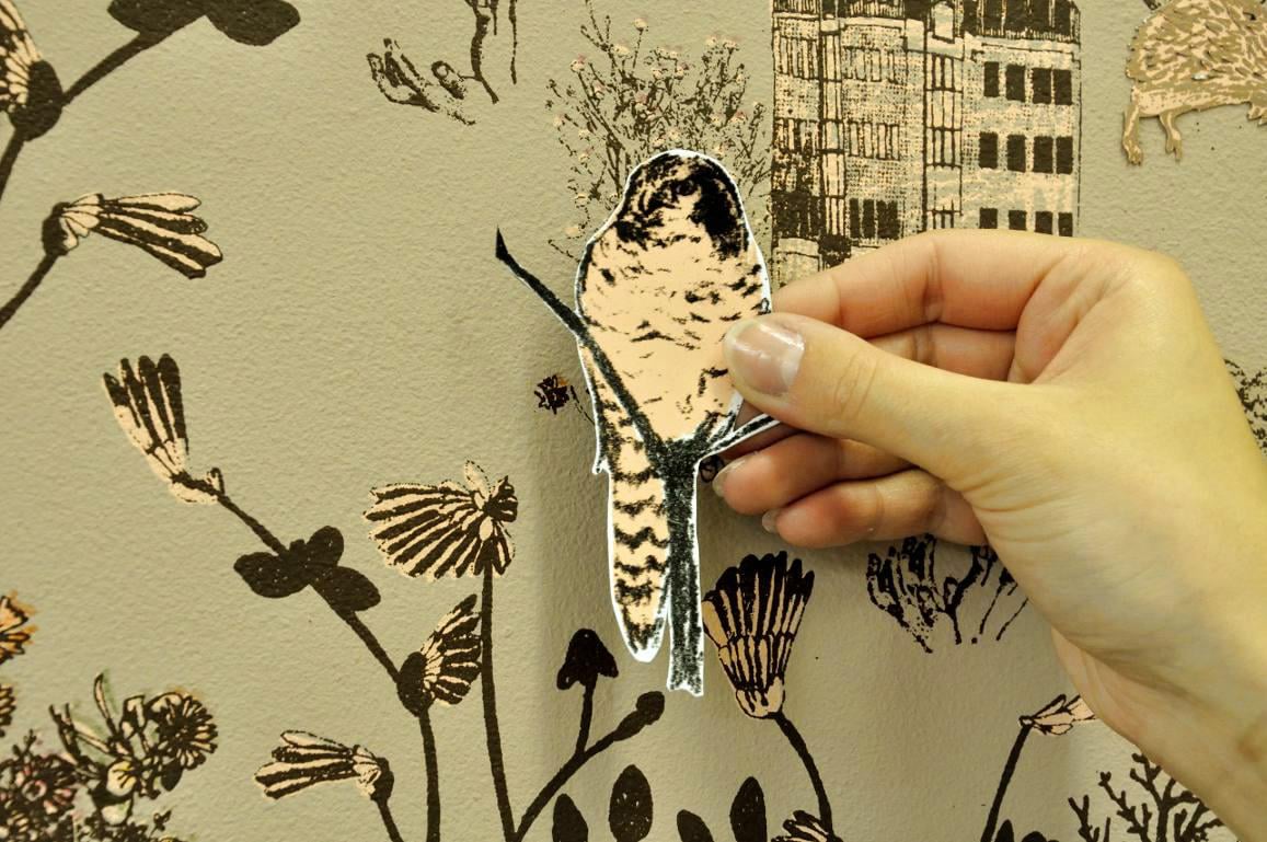 Magnetic Wallpaper Turns Ordinary Walls Into A Spontaneous Adventure